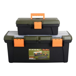 Set 2 Cajas Herramientas Organizadoras Bauker - Muebles Web
