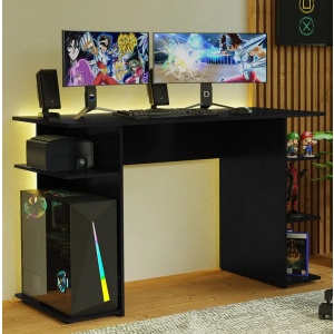 Escritorio Mesa De Computadora Para Pc Gamer - Muebles Web Negro