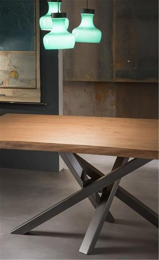 Mesa De Comedor Living Rectangular Industrial - Muebles Web - Imagen 2