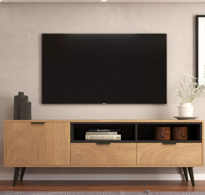 Rack Mesa Para Tv Modular Living Cajones - Muebles Web