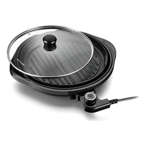Olla Eléctrica Antiadherente Grill Tapa Vidrio Muebles Web
