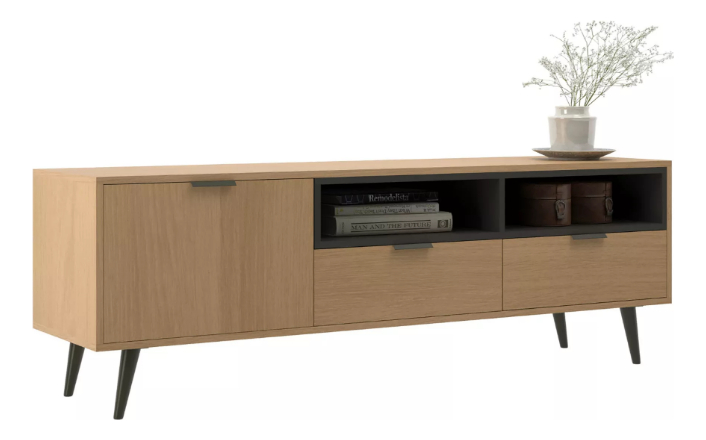 Rack Mesa Para Tv Modular Living Cajones - Muebles Web - Imagen 2