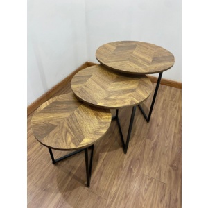 Set 3 Mesas Ratona Central Living - Muebles Web Madera