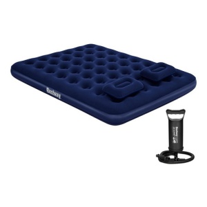Colchón Inflable Queen Size 203 Cm Con Almohadas Bestway