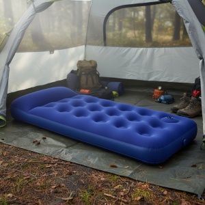 Colchón Inflable 1 Plaza Inflador De Pie - Muebles Web