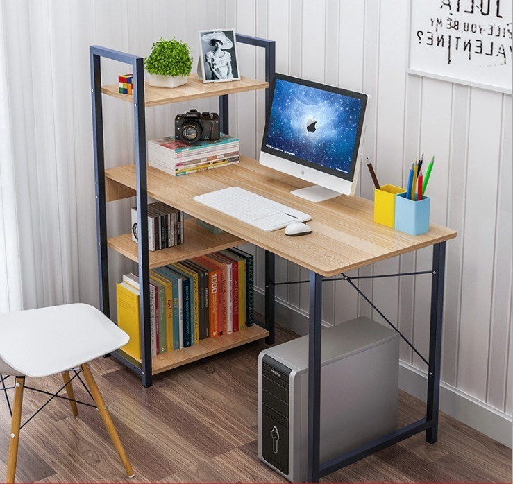 Escritorio Estilo Industrial - Metal Y Madera Mdf - Imagen 2