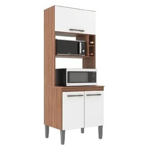 Mueble De Cocina Combo Panelero Aéreo Bajo Mesada Premium - Manchester/Blanco - Imagen 7