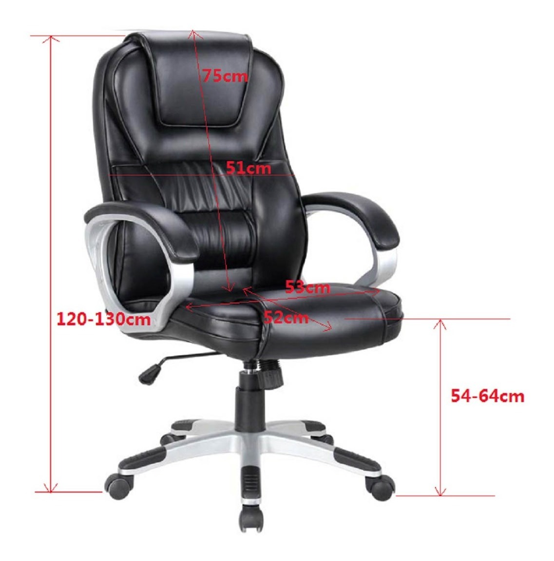 Sillón Ejecutivo Con Masajeador - 6 Puntos Con Control - Mw - Imagen 4