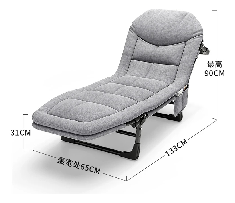 Catre Plegable Acolchonado Reposera Camping Aire Libre- Mweb - Imagen 2