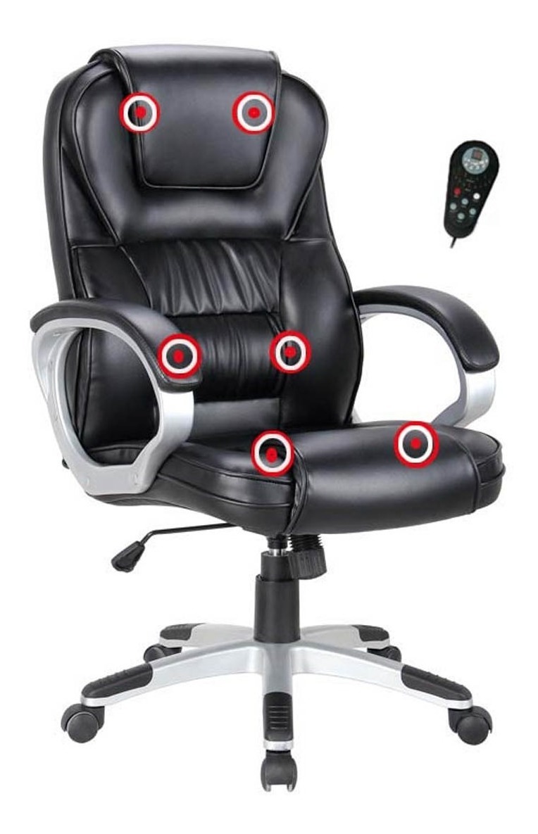 Sillón Ejecutivo Con Masajeador - 6 Puntos Con Control - Mw