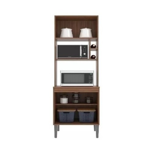 Mueble De Cocina Combo Panelero Aéreo Bajo Mesada Premium - Manchester/Blanco - Imagen 8