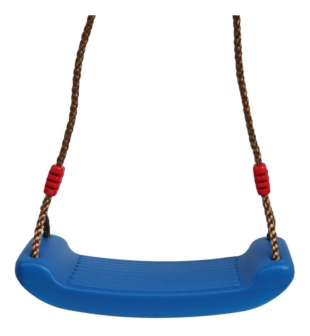Hamaca Infantil Para Niños De Plástico Con Cuerdas Gruesas - Azul