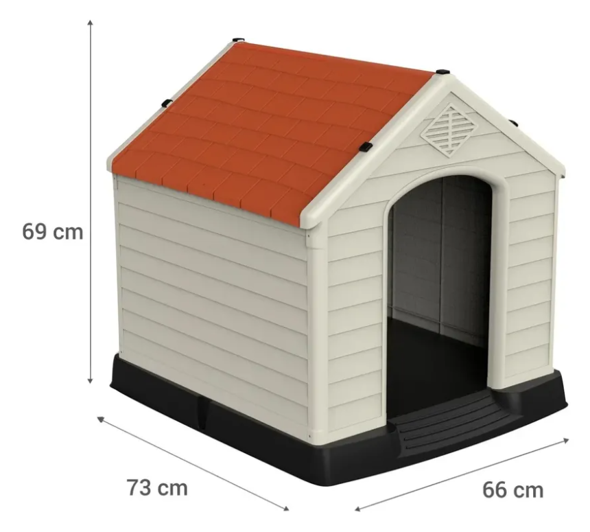 Casa Para Perro Mascota Cucha Casita - Imagen 3